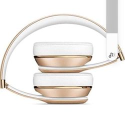 Beats By Dre, Over Ear Headphones, Gold And White