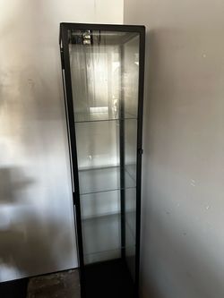 Glass display case