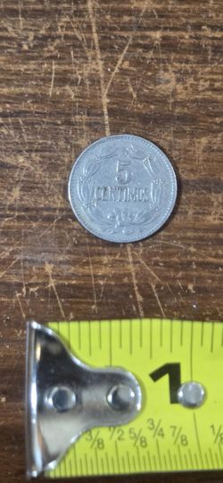 Vintage 1958 12½ céntimos "locha" coin Venezuelan