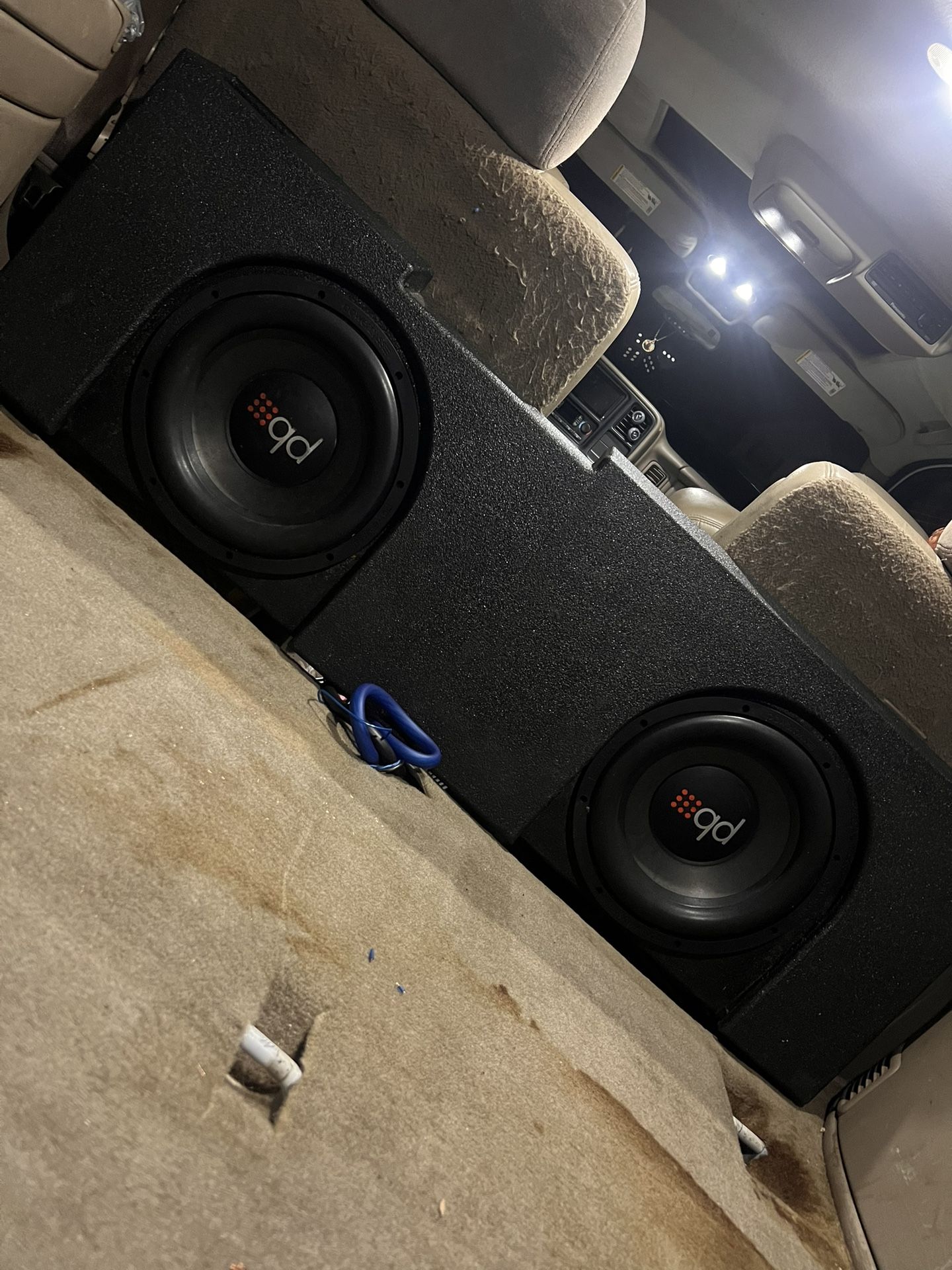 2 12”power bass Speakers 