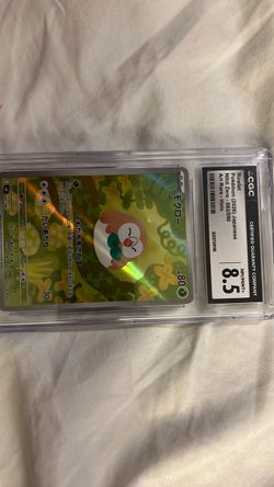 Rowlet CGC 8.5 Japanese Pokémon Holo Art Rare