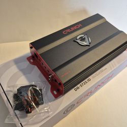 CRUNCH 3725 WATTS MONOBLOCK 1 OHM STABLE BUILT IN CROSSOVER WITH CROSSOVER CAR AMPLIFIER