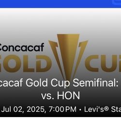 Concacaf Gold Cup Semifinal: MEX vs. HON Tickets 