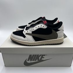 Travis Scott Olive Jordan 1 low