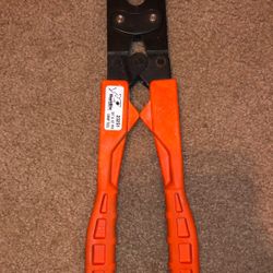 Used Crimp Tool - Pipe Clamp Cinch Tool Crimping Tool Crimper for Stainless Steel Clamps from 3/4 to  1/2-inch 