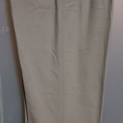 LIKE NEW MEN'S DOCKERS BRAND TAN COLOR SLACKS, HAS ELASTIC ON THE BACK 32Wx30L