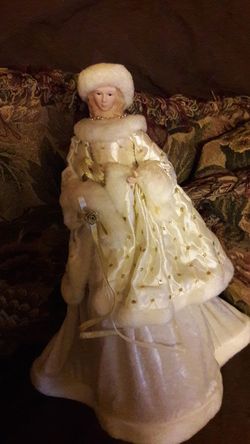 Christmas Porcelain Doll.