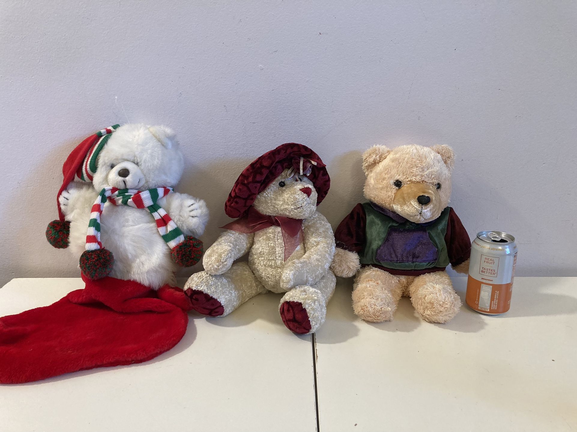 *$5 EACH* Christmas Themed Stuffed Bears | Stuffies | Plushies