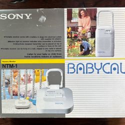 SONY BABYCALL NURSERY MONITOR 