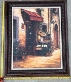 Rustic Italian countryside print
