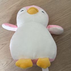 Penguin Stuffed Animal (Pink & White)