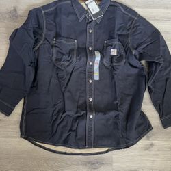 Men's 2X Carhartt FR Rigby Work Jacket Flame Retardant Canvas Safety Coat