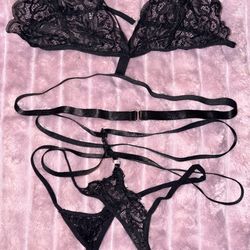 Sexy Little Black string lingerie