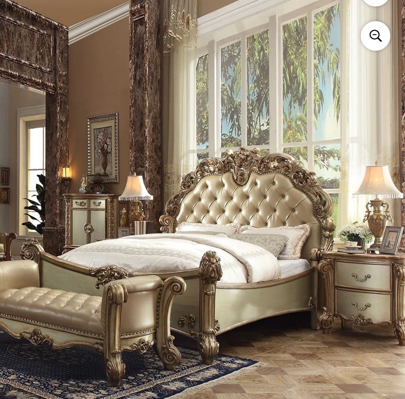 King Size Bed $300, Two Night Stands $200 Each, Night Stand Lamps Free, Dresser $400,