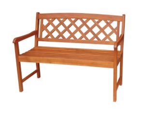 International Concepts X-Back Bench- one arm support has crack