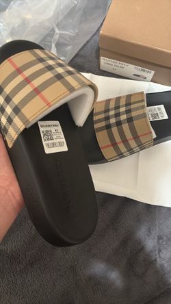 Burberry slides
