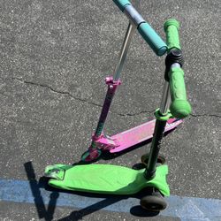 Pink Scooter For Kids