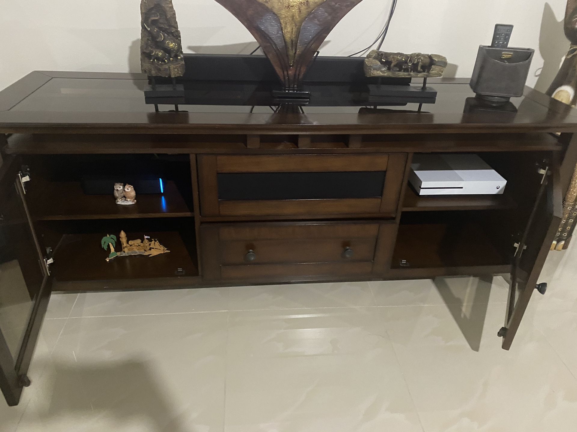 Tv stand solid wood