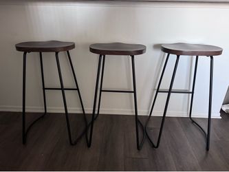 Backless Bar Stools- Set of 3