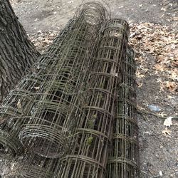 Five reinforced wire mesh rolls