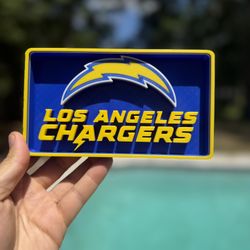 Los Angeles Chargers Plate