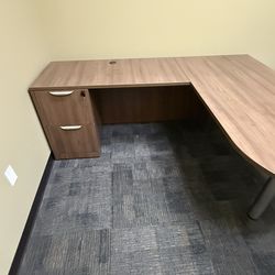 Rounded L Desk - MUST GO BY 3/1