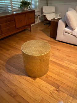 Gold side table