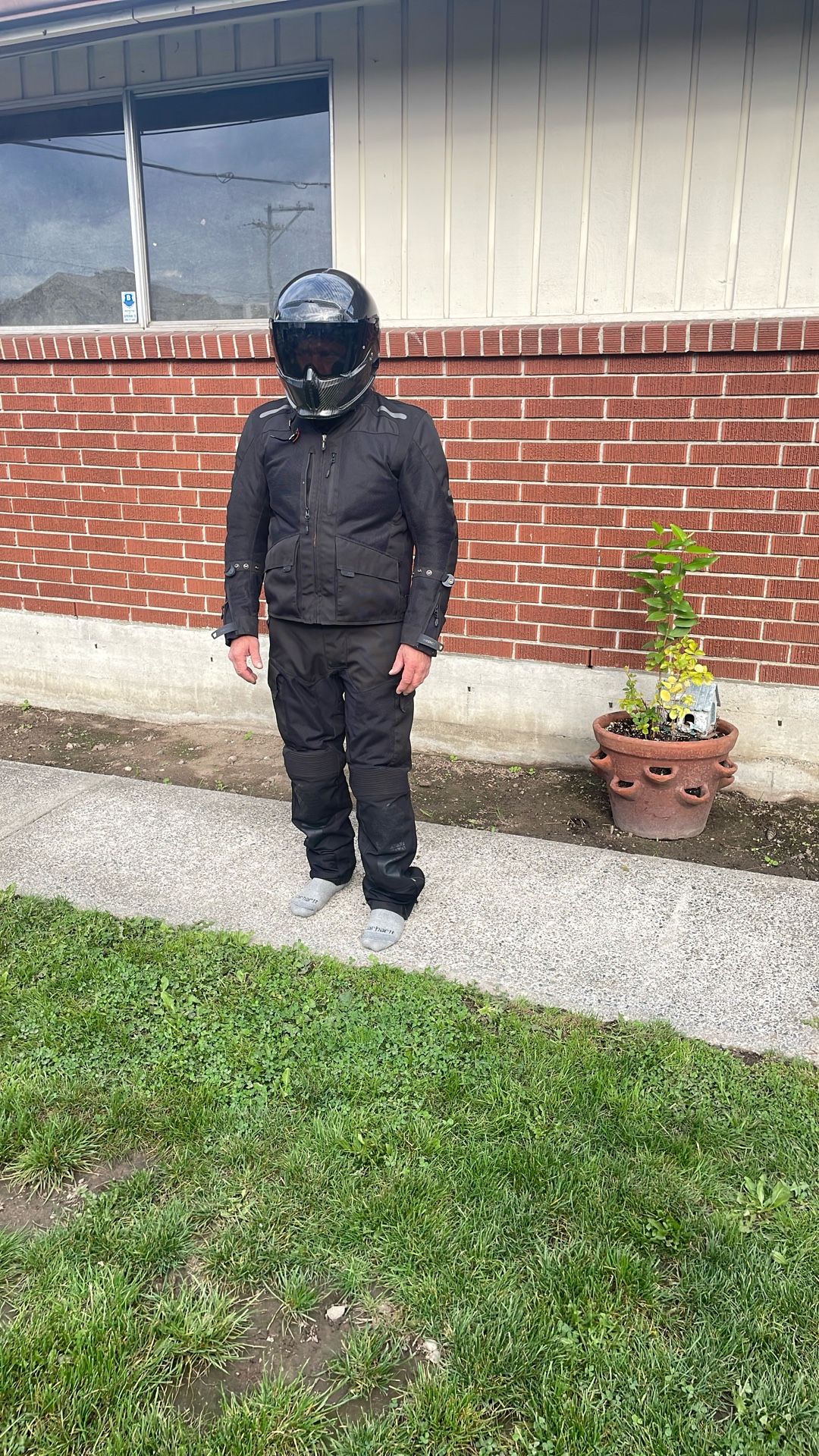 Waterproof Motorcycle Suit Size Large Word A Few Times Bought It Brand New Got Over 800 Into It When You