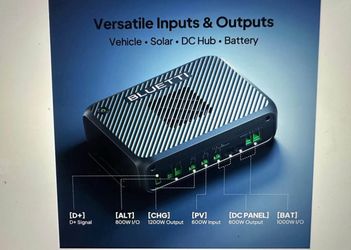 Brand new 1200w alternator & DC-DC charger portable power stations for rvs/road trips