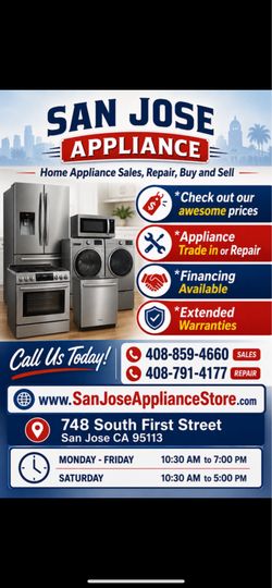 Refrigerator washer dryer stove high end and more.