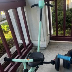 newyoo Tricycles for 1-3 Year Olds, Toddler Bike, Birthday Gift and Toy Toddler Tricycle with Parent Push Handle