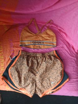 Tommy Hilfiger Sports Top with Matching Nike Shorts