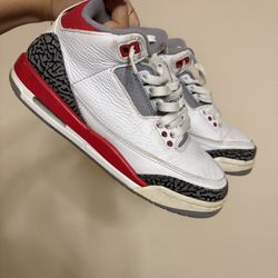 RED & WHITE JORDAN 3s
