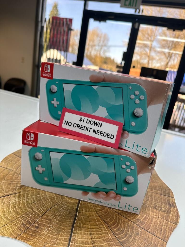 Nintendo Switch Lite New Game Console - Pay $1 today and pay the rest later -