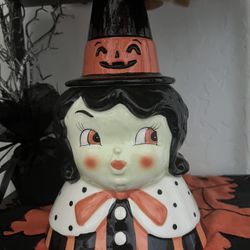 VHTF Large Johanna Parker Cottage Witch Cookie Jar