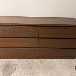 IKEA Malm 6 Drawer Dresser