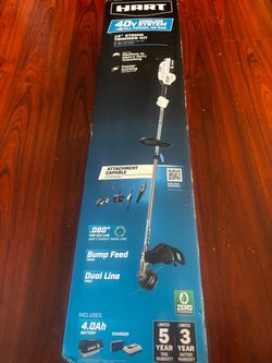 Hart 40V 15" Cordless String Trimmer Kit