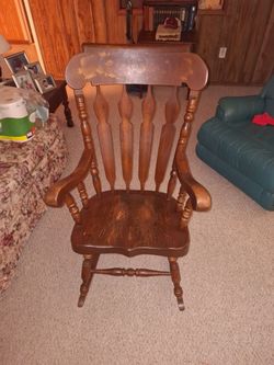 Antique rocking chair.
