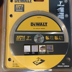 DeWalt 7-in Blade Brand New