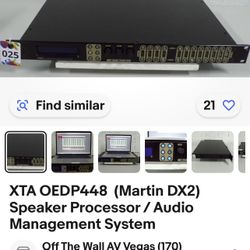 XTA OEDP448 (Martin DX2) Speaker Processor / Audio Management System