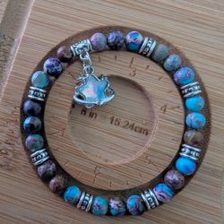 6mm Imperial Jasper Star Bracelet