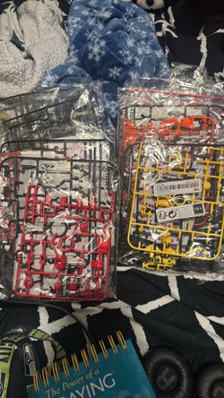 T13 Action Figurines, 4 different colors, about the size of your hand once completed