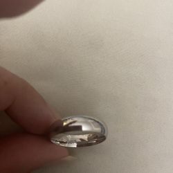Real 925 Sterling Silver Wedding Band Size 9