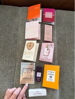 10 New Perfume Samples