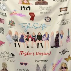 Taylor Swift blanket 50 x 60 New