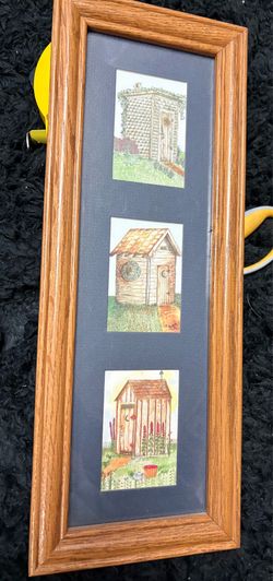 Framed Outhouse Framed Picture