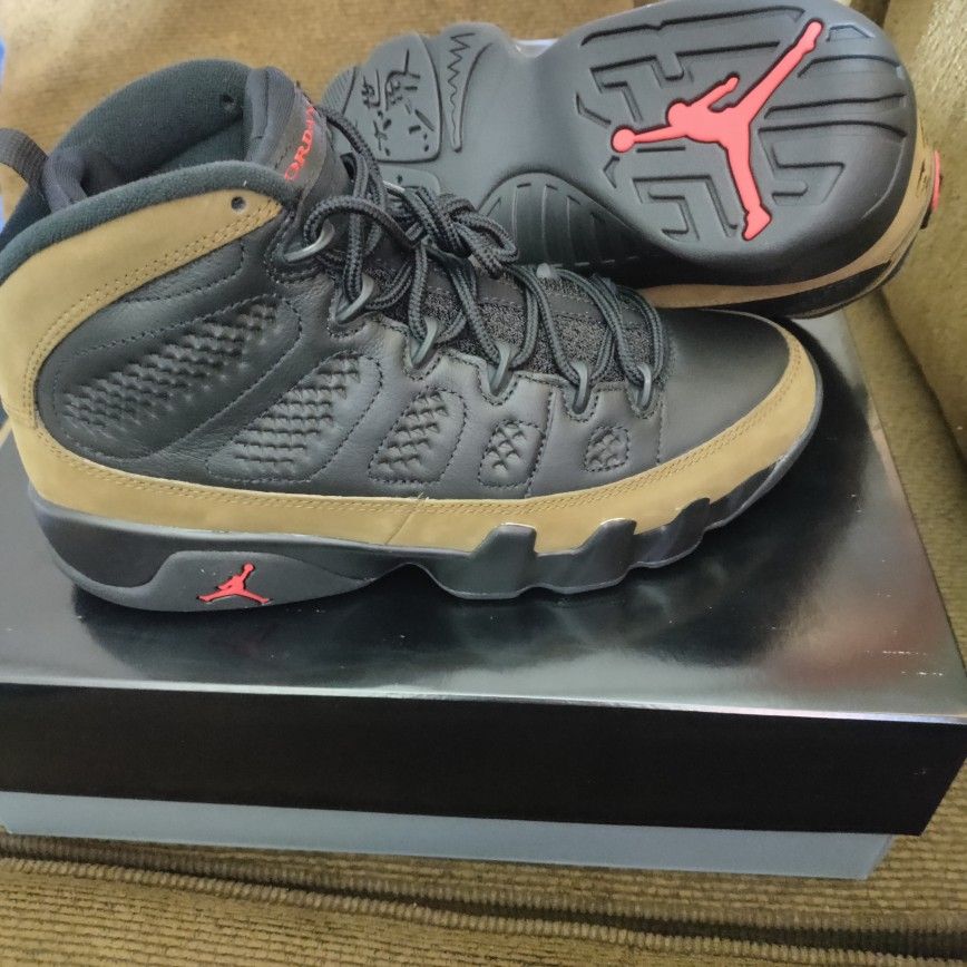 Jordan 9 Olive