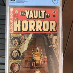 Vault of Horror #33 (1953) CBCS 3.0 ~~Johnny Craig Child Coffin Cover; CGC