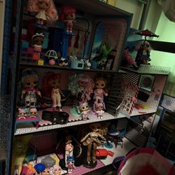 LOL Rainbow High Dollhouse And Accessories 