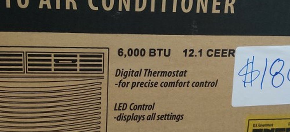 New Cool.Living 6,000 But Window Ac Unit